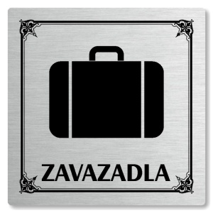 Zavazadla, 148x148mm, stříbrná, Nebraska